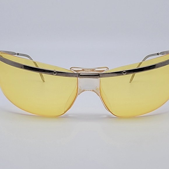 Renauld of France Orama IV Gold Frame Yellow Lens Bikini Sunglasses w/ Case NOS - Picture 2 of 16